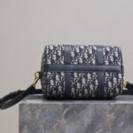 Christian Dior Groove 25 Bag Dark Blue